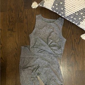 Yoga Set Gray Spacedye like Beyond Yoga